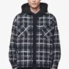 Flato Heavy Flannel Shirt Coal Black