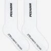 Certified Cross Logo Socks White Black