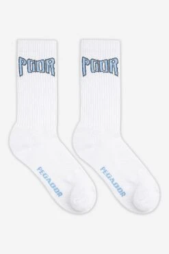 Crystal Socks White Baby Blue