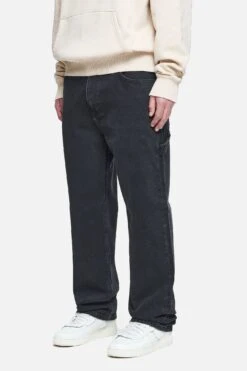 Daule Baggy Workwear Jeans Washed Black