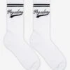 Deer Socks White Black