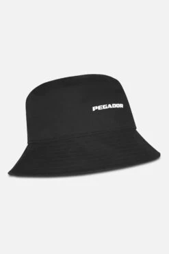 Logo Bucket Hat Black White
