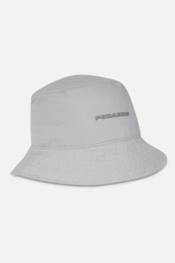 Logo Nylon Bucket Hat Cool Grey