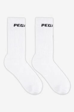 Logo Socks White Black