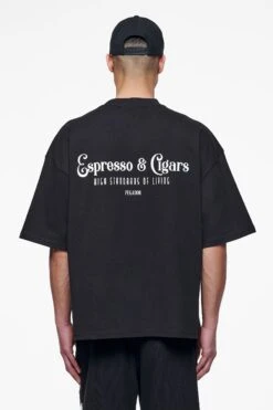 Racoon Boxy Tee Black