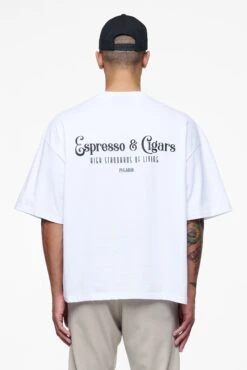 Racoon Boxy Tee White