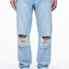 Bulver Straight Jeans Washed Light Blue