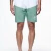 Baker Swim Shorts White Cypress Green