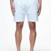 Manett Striped Swim Shorts Riviera Blue White