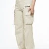 Arlia Wide Cargo Pants Espresso