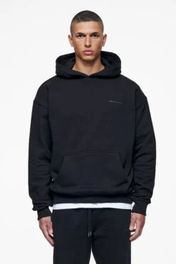 Logo Oversized Hoodie Black Gum