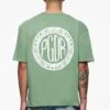 Talbot Oversized Tee Vintage Washed Cypress Green