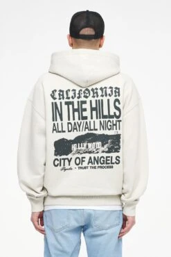 Wallace Oversized Hoodie Vintage Washed Angels Cream