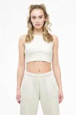Ayla Crop Top Vintage Washed Angels Cream