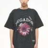 Zea Oversized Tee Vintage Washed Iron Grey