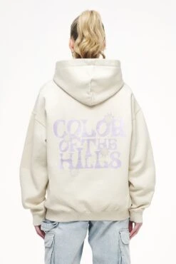 Lola Oversized Hoodie Vintage Washed Angels Cream