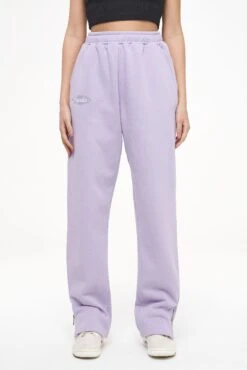 Olvera Straight Sweat Pants Vintage Washed Purple Paste