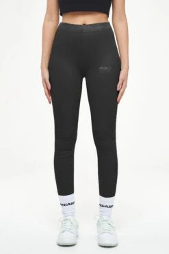 Jill Rib Leggings Vintage Washed Iron Grey