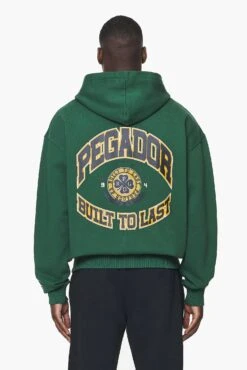 Smith Oversized Sweat Jacket Vintage Washed British Green