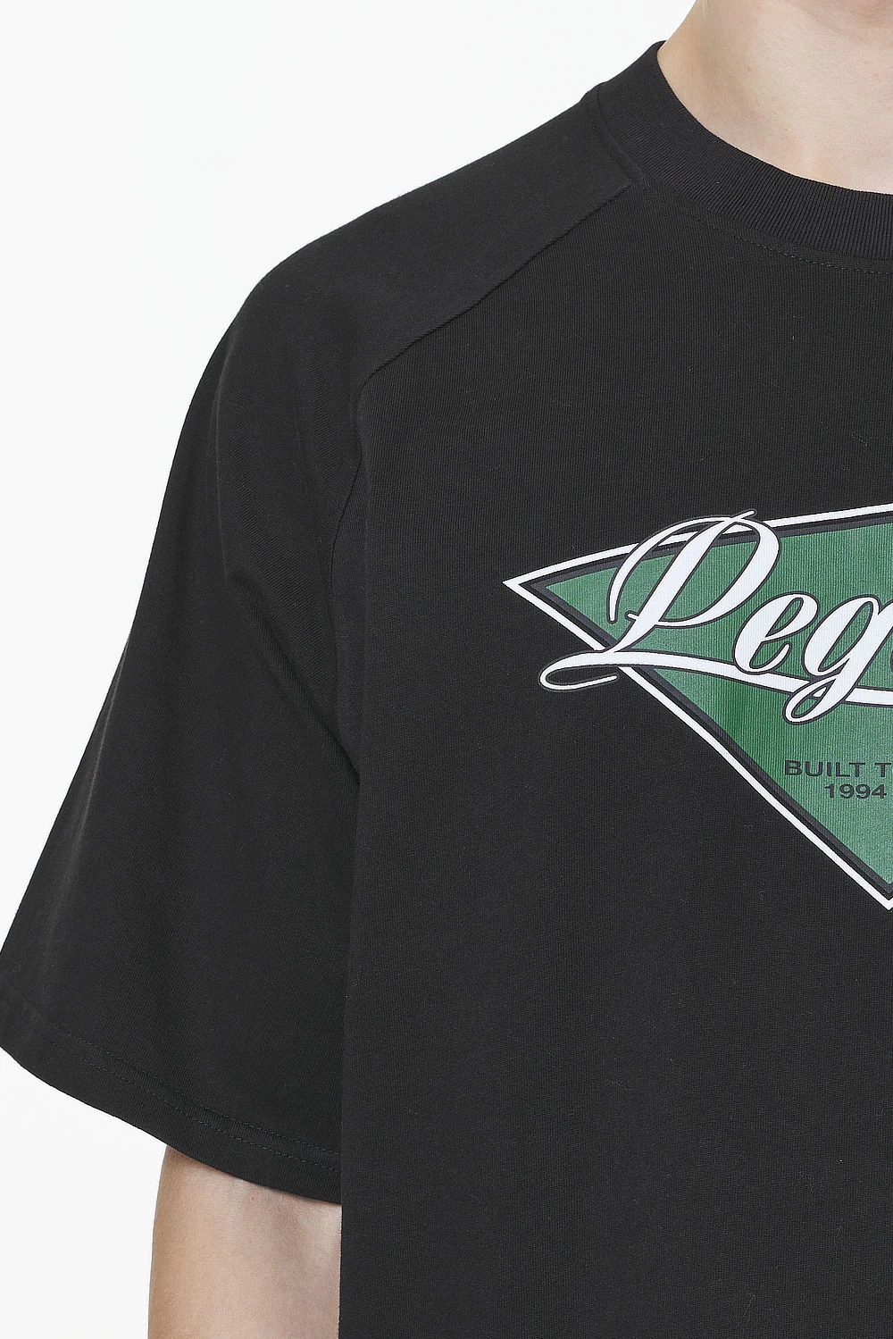 Trafford Raglan Boxy Tee Vintage Washed Onyx Black - Image 5