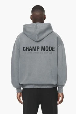 Dike Oversized Sweat Jacket Vintage Grey