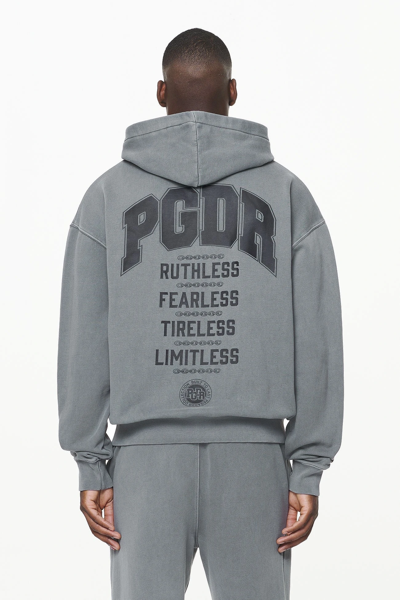 Orsett Oversized Sweat Jacket Vintage Grey