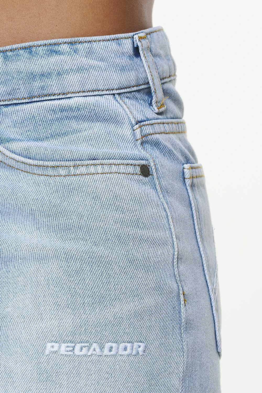 Terrance Wide Jeans Washed Light Blue - Image 5