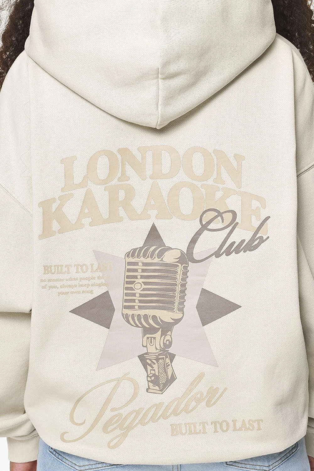 Savile Oversized Hoodie Vintage Washed Bone White - Image 6