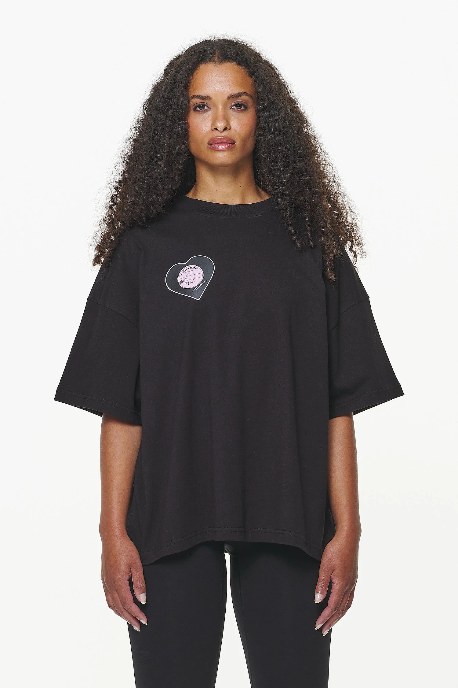 Drury Heavy Oversized Tee Black - Image 3