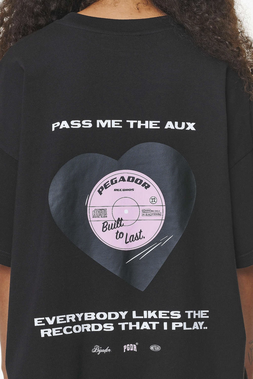 Drury Heavy Oversized Tee Black - Image 6