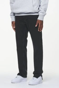 Withy Distressed Ankle Jeans Washed Black