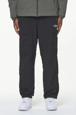 Cassidy Wide Tech Pants Onyx Black
