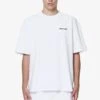 Logo Oversized Tee White Gum