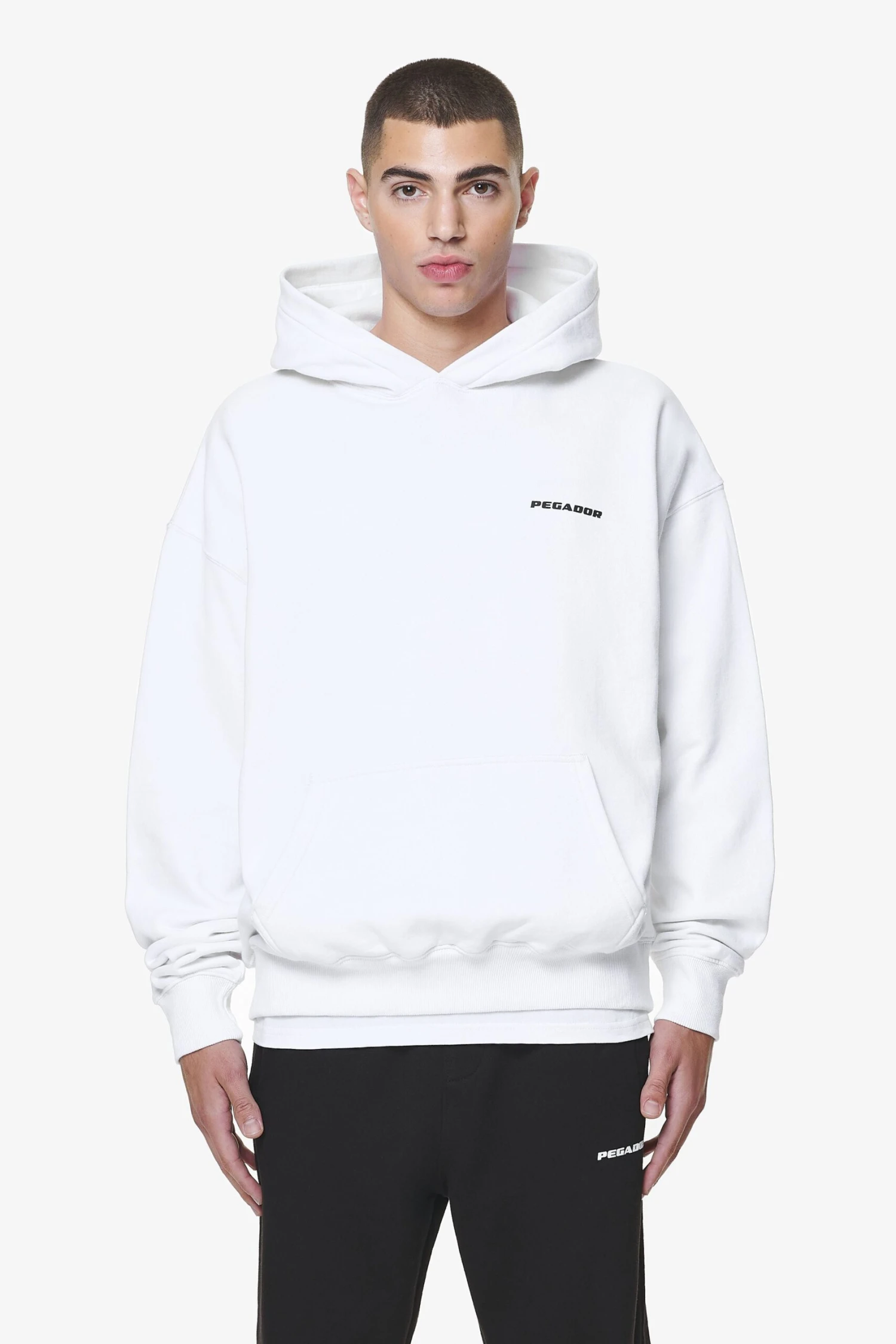 Logo Oversized Hoodie White Gum