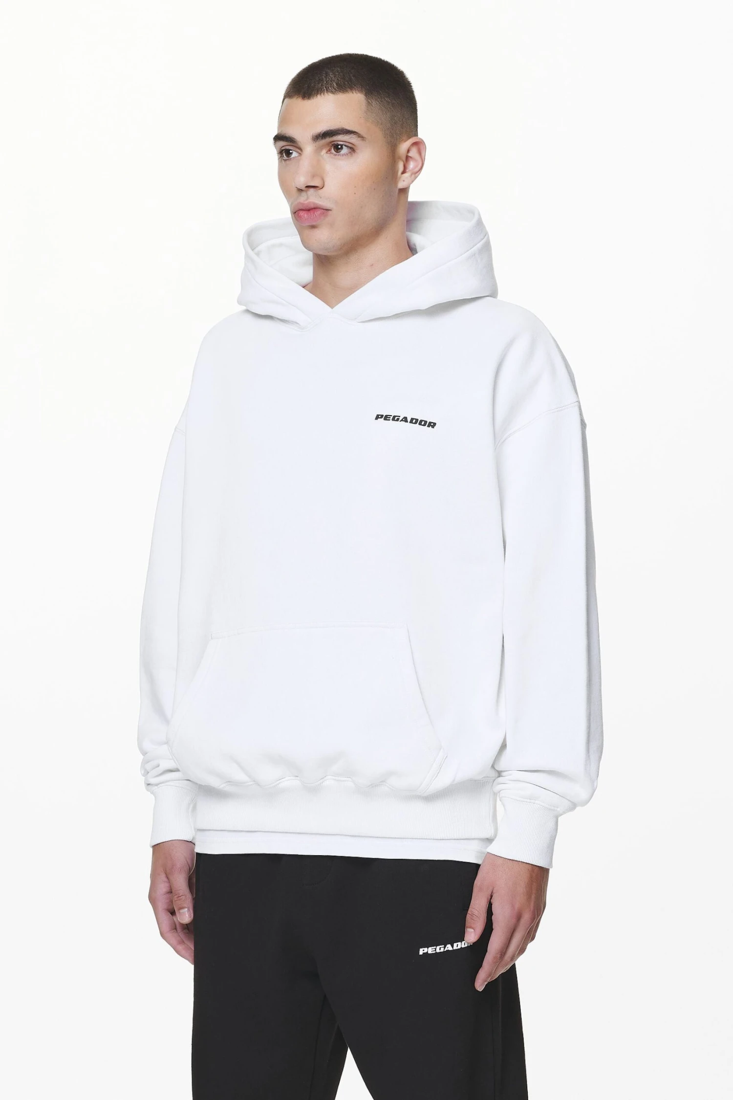 Logo Oversized Hoodie White Gum - Image 3