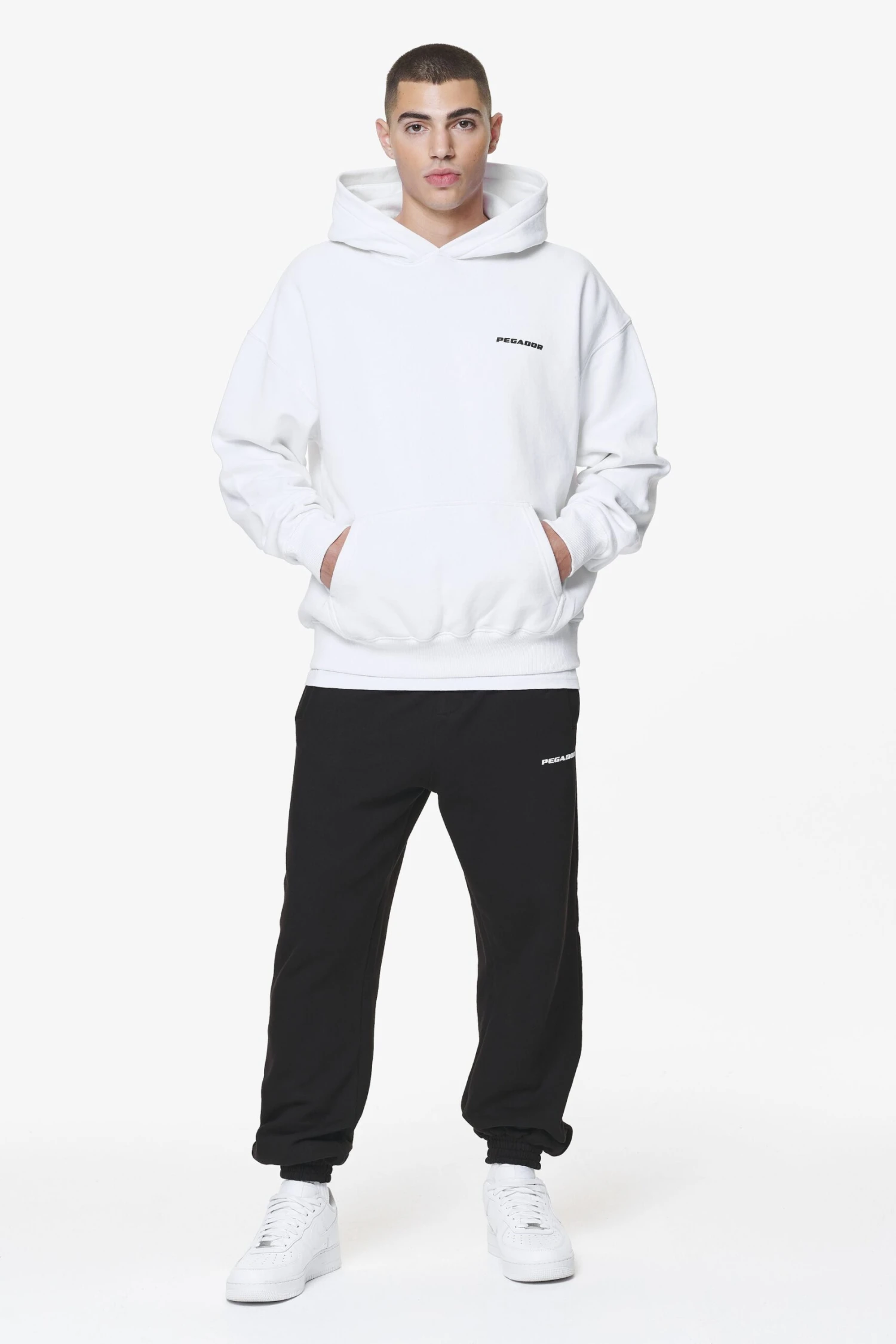 Logo Oversized Hoodie White Gum - Image 2