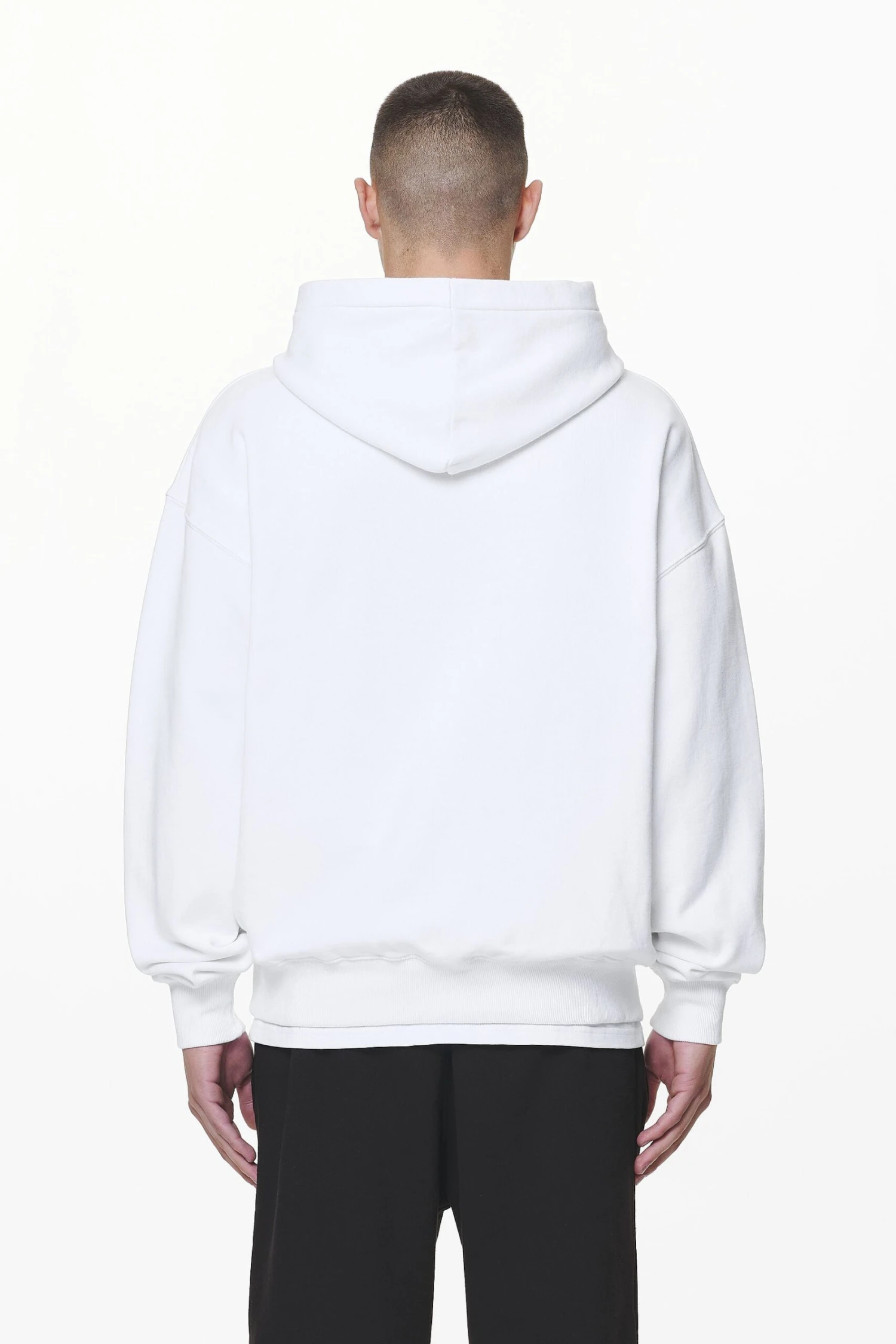 Logo Oversized Hoodie White Gum - Image 4