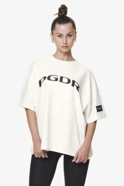 Troms Heavy Oversized Tee Washed Salty Cream