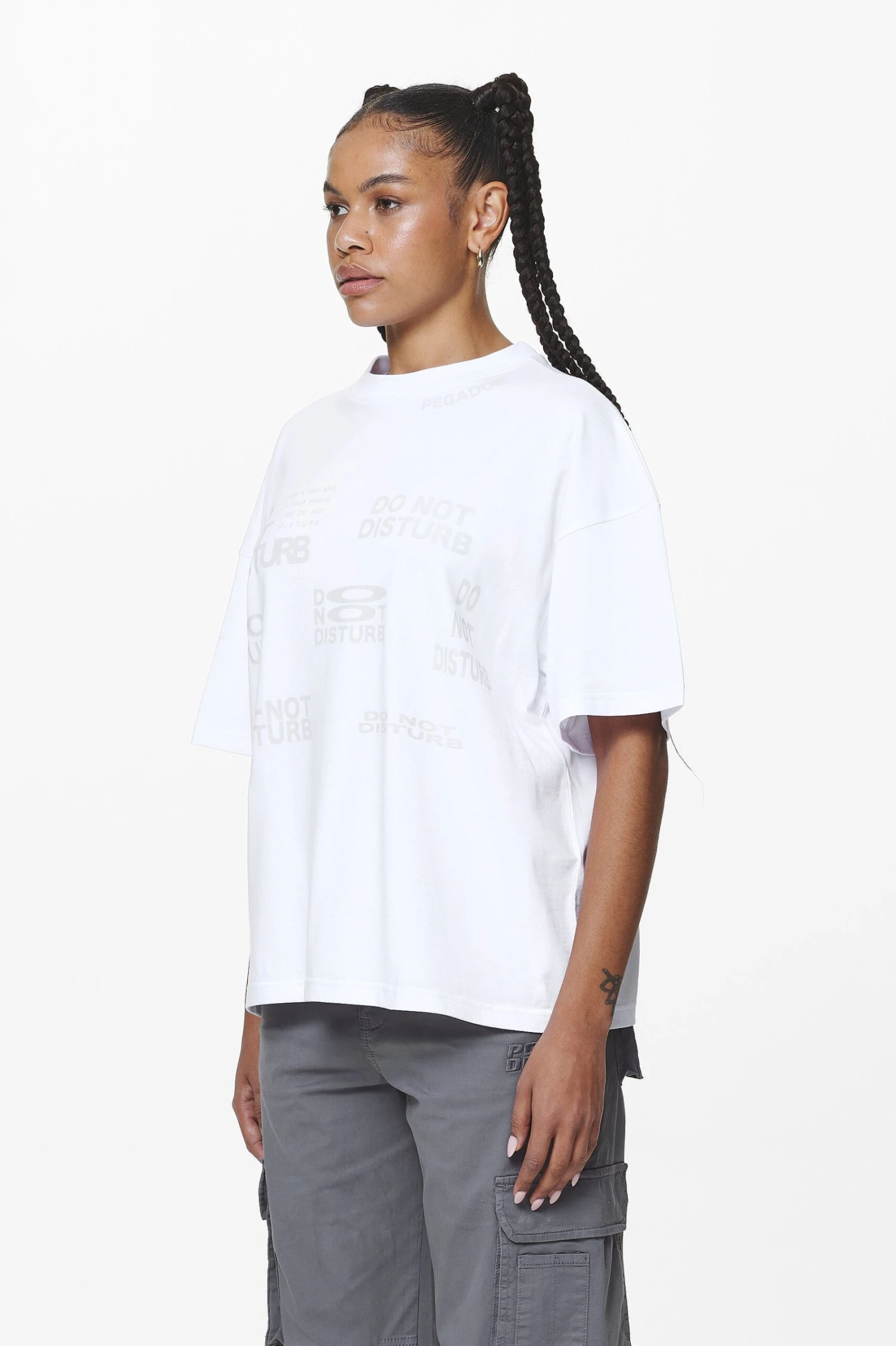 Groven Heavy Oversized Tee White - Image 3