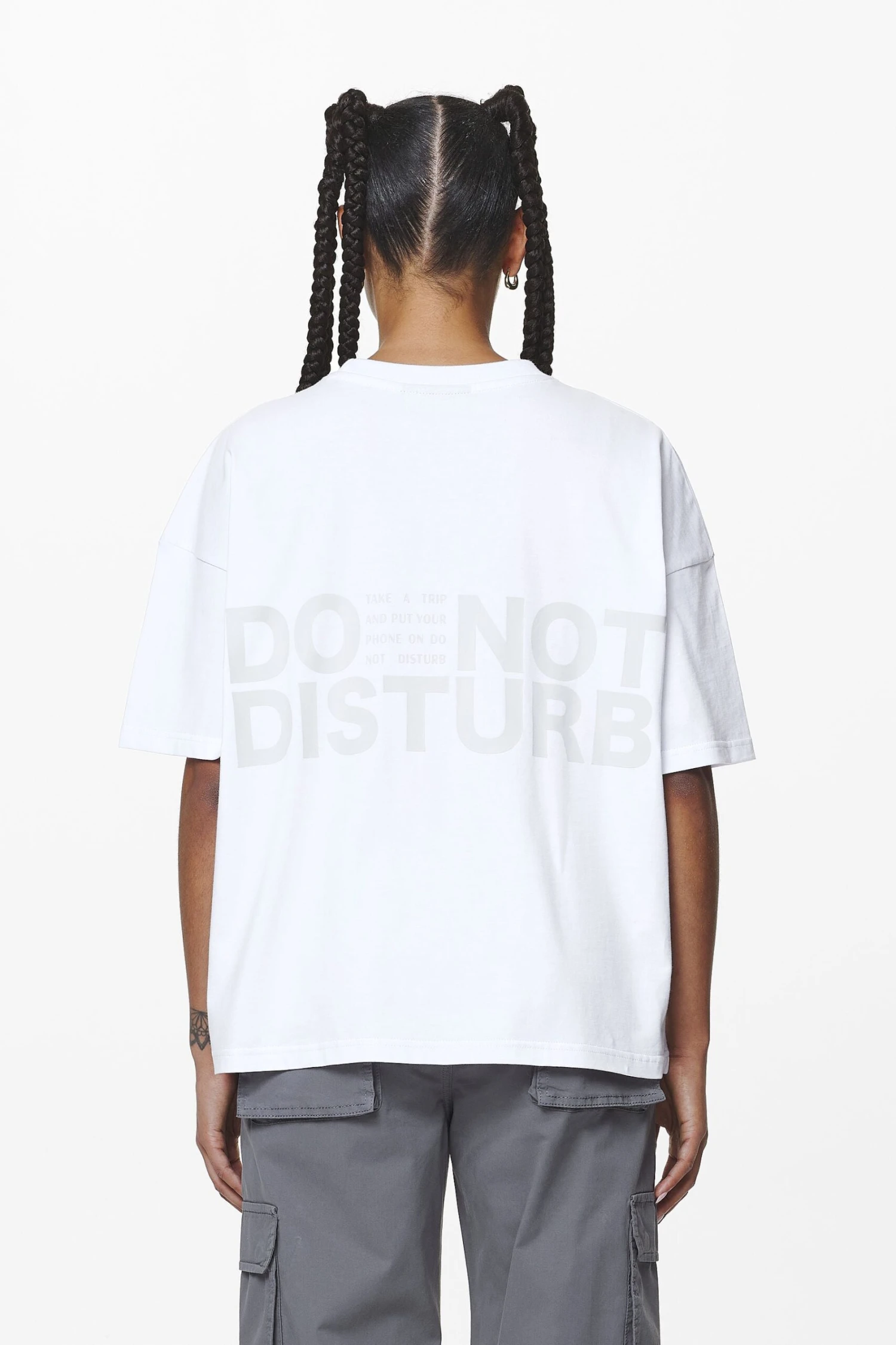 Groven Heavy Oversized Tee White - Image 4