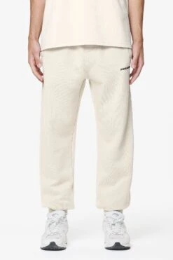 Logo Heavy Sweat Jogger Washed Dust Cream Gum