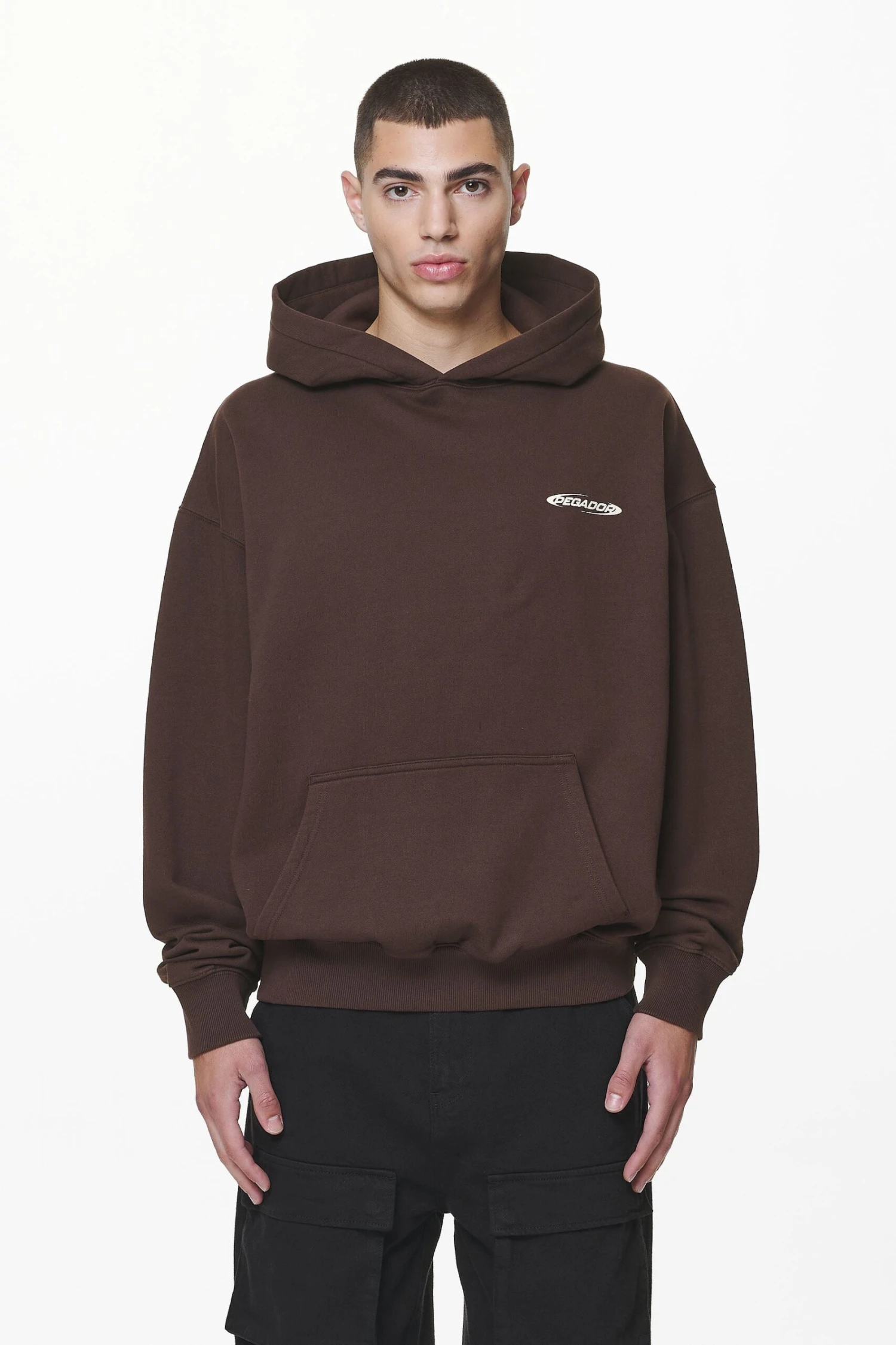 Crail Oversized Hoodie Washed Oak Brown - Image 3