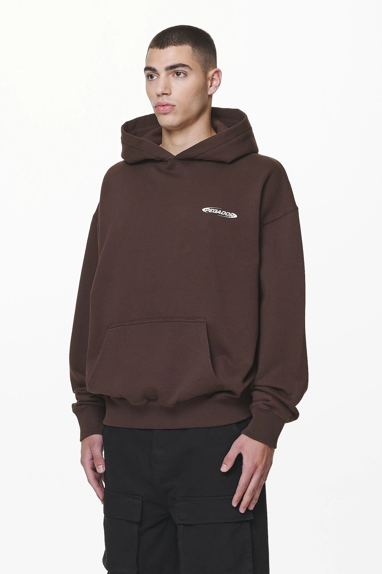 Crail Oversized Hoodie Washed Oak Brown - Image 4