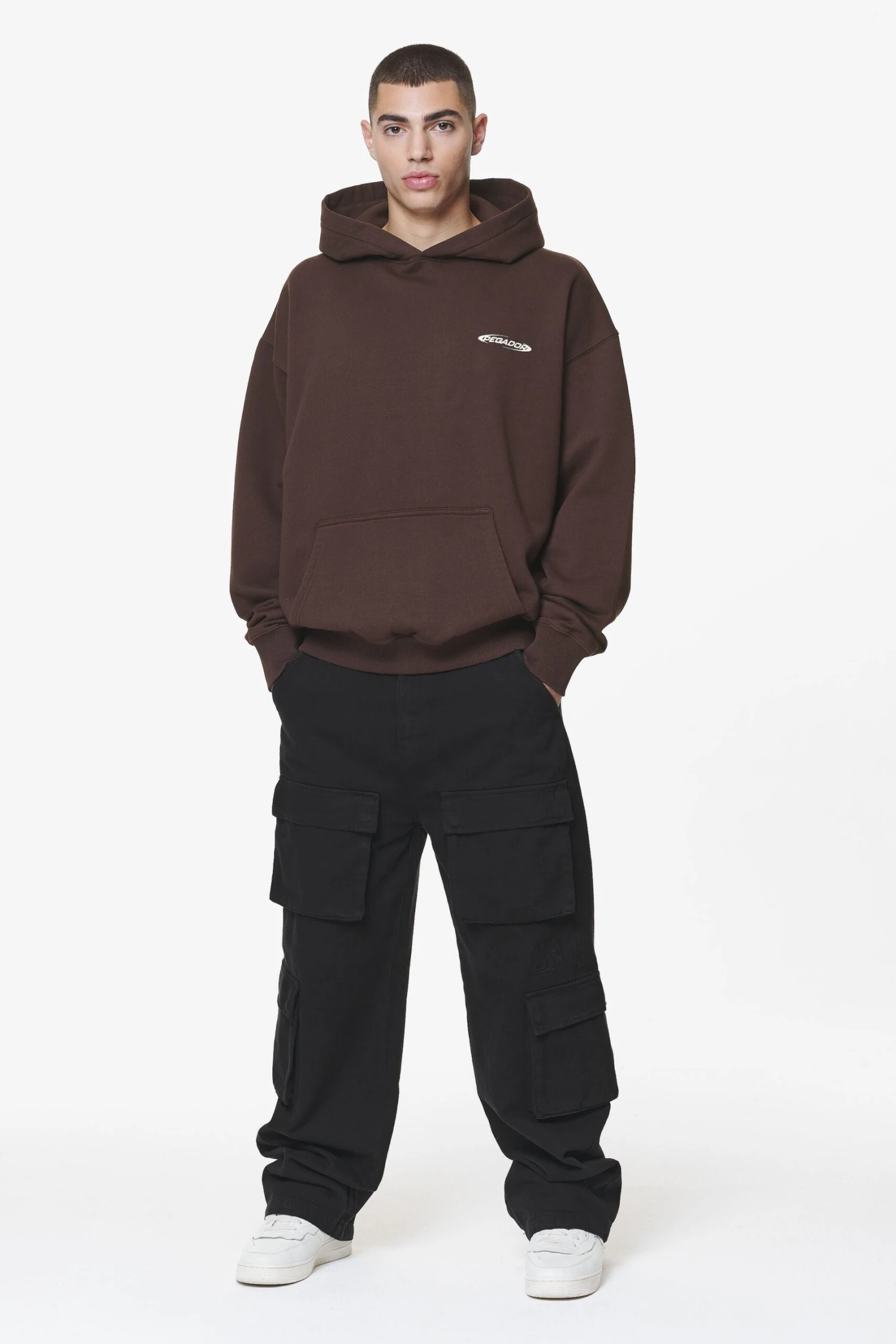 Crail Oversized Hoodie Washed Oak Brown - Image 2