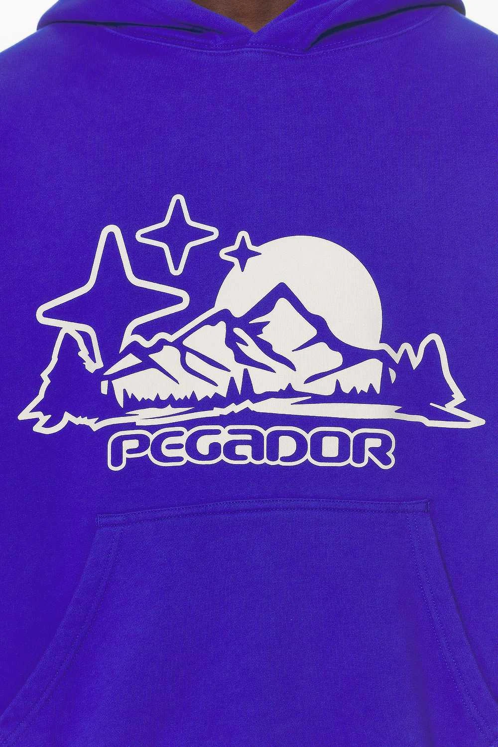 Pansy Boxy Hoodie Washed Endless Blue - Image 5