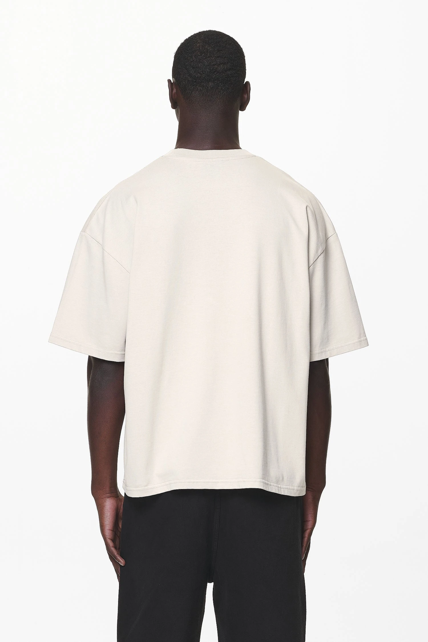 Pansy Boxy Tee Washed Dust Cream - Image 4