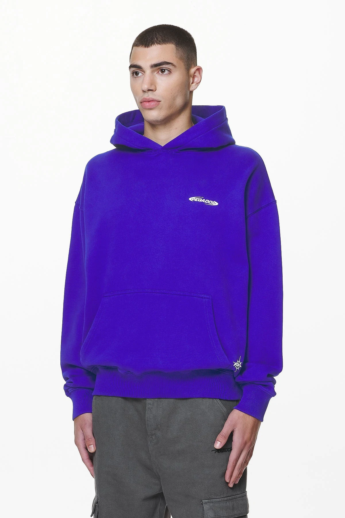 Sanit Oversized Hoodie Washed Endless Blue - Image 4