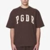 Layton Oversized Tee Washed Oak Brown