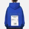Cania Oversized Hoodie Washed True Blue