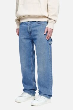 Daule Baggy Workwear Jeans Washed Blue